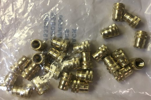 1-4-20 X 1-2英寸黄铜加热镶块缩略图